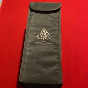 Armand De Brignac Ace of Spades black box and insulated bag for champagne